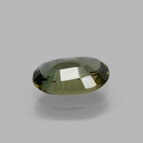 1.99캐럿 천연 다크 그린 코르네루핀, 타원형 컷, 9.9×6.5 mm, VS-SI