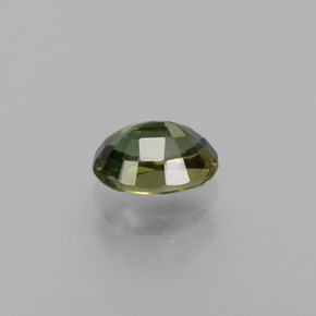 1.25캐럿 천연 갈색빛 그린 코르네루핀, 타원형 컷, 7.5×5.5 mm, VS