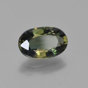 2.24캐럿 천연 다크 그린 코르네루핀, 타원형 컷, 10.2×6.5 mm, VVS-VS