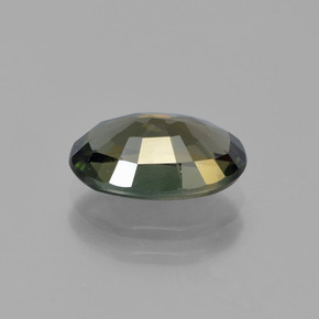 2.24캐럿 천연 다크 그린 코르네루핀, 타원형 컷, 10.2×6.5 mm, VVS-VS
