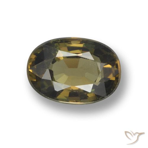1.75ct 자연스러운 미디엄 브라운 코너루파인, 타원형, VVS