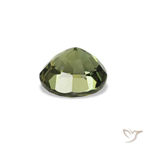 0.33캐럿 천연 해초 녹색 코르네루핀, 라운드 컷, 4.18 mm, VS