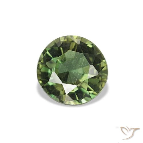 0.42ct 그린 코르네루핀, 라운드, VVS-VS