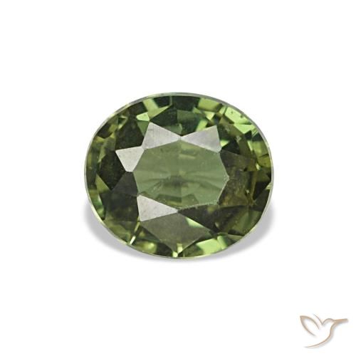 0.63ct 그린 코르네루핀, 오벌, VVS