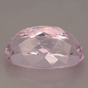 15.10캐럿 천연 핑크 쿤자이트, 타원형 컷, 19.1×11 mm, IF