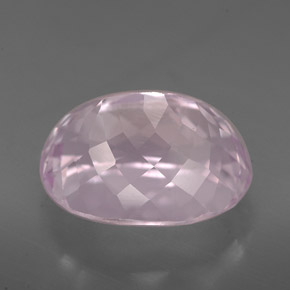 7.53캐럿 천연 핑크 쿤자이트, 타원형 컷, 13×10 mm, VVS-VS