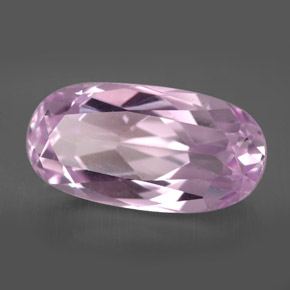 9.00캐럿 천연 핑크 쿤자이트, 타원형 컷, 17.1×8.8 mm, VVS-VS