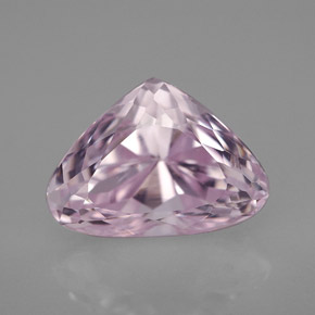 6.92캐럿 천연 핑크 쿤자이트, 트릴리언, 13.2×9.5 mm, VVS