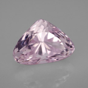 6.92캐럿 천연 핑크 쿤자이트, 트릴리언, 13.2×9.5 mm, VVS