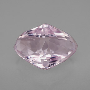 6.92캐럿 천연 핑크 쿤자이트, 트릴리언, 13.2×9.5 mm, VVS
