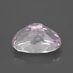 6.89캐럿 천연 핑크 쿤자이트, 타원형 컷, 13.5×9.5 mm, VS