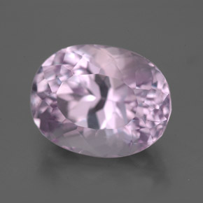 8.65캐럿 천연 핑크 쿤자이트, 타원형 컷, 13.3×10.3 mm, VS