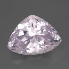 8.02캐럿 천연 핑크 쿤자이트, 트릴리언, 14.8×10.9 mm, VVS-VS
