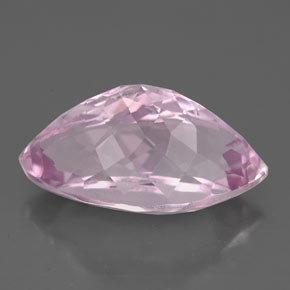 8.39캐럿 천연 핑크 쿤자이트, 마퀴즈, 17×9.2 mm, VS-SI