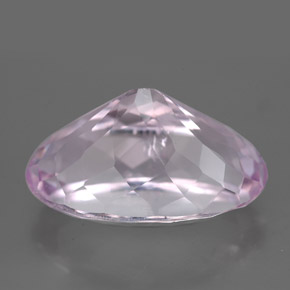 11.37캐럿 천연 핑크 쿤자이트, 타원형 컷, 17.4×10.2 mm, SI