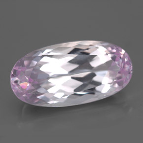 10.93캐럿 천연 핑크 쿤자이트, 타원형 컷, 18.6×9.4 mm, VS-SI