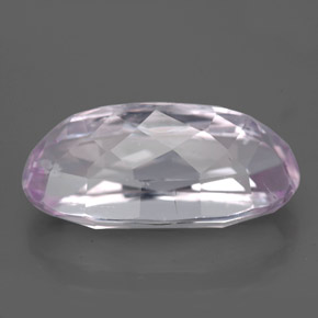 10.93캐럿 천연 핑크 쿤자이트, 타원형 컷, 18.6×9.4 mm, VS-SI