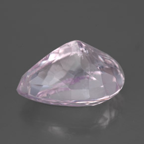 8.16캐럿 천연 핑크 쿤자이트, 배 모양, 14.9×10.3 mm, VVS-VS