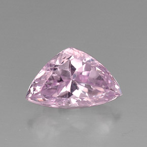 12.03캐럿 천연 핑크 쿤자이트, 트릴리언, 18×11.3 mm, VVS-VS