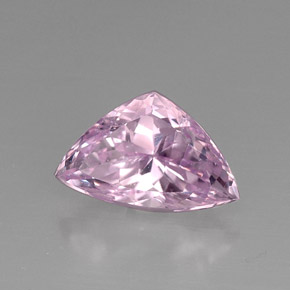 12.03캐럿 천연 핑크 쿤자이트, 트릴리언, 18×11.3 mm, VVS-VS