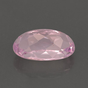 3.43캐럿 천연 핑크 쿤자이트, 타원형 컷, 11.3×7.1 mm, VVS