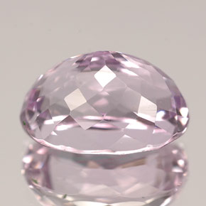 6.62캐럿 천연 핑크 쿤자이트, 타원형 컷, 13.1×8.8 mm, VVS