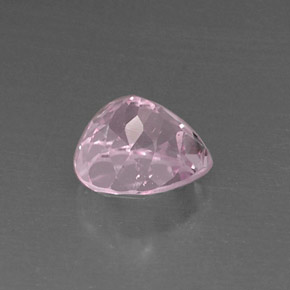 5.07캐럿 천연 핑크 쿤자이트, 배 모양, 10.5×10.1 mm, VS-SI
