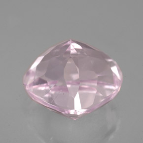6.06캐럿 천연 핑크 쿤자이트, 배 모양, 11.1×10.6 mm, VVS-VS