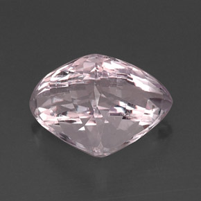 10.63캐럿 천연 핑크 쿤자이트, 멋진 모양, 15.5×11.8 mm, VS