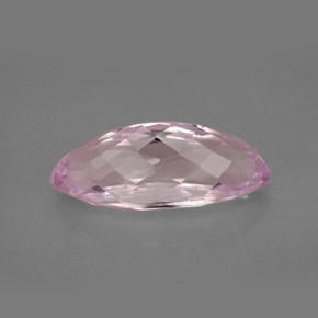 6.46캐럿 천연 핑크 쿤자이트, 마퀴즈, 17.4×7.6 mm, VS