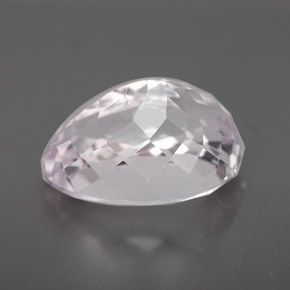 4.94캐럿 천연 라이트 핑크 쿤자이트, 배 모양, 12.2×8.5 mm, VS
