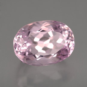 7.17캐럿 천연 핑크 쿤자이트, 타원형 컷, 13×9.3 mm, VVS