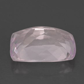7.47캐럿 천연 핑크 쿤자이트, 쿠션 컷, 13.9×9.6 mm, VS