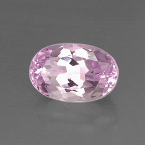 6.94캐럿 천연 핑크 쿤자이트, 타원형 컷, 13.5×8.8 mm, VVS-VS