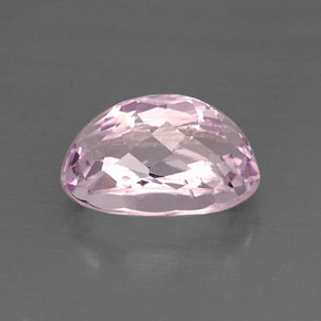 6.94캐럿 천연 핑크 쿤자이트, 타원형 컷, 13.5×8.8 mm, VVS-VS