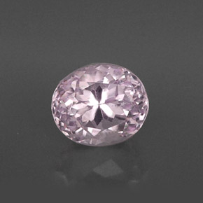4.82캐럿 천연 핑크 쿤자이트, 타원형 컷, 10.2×8.6 mm, VVS-VS
