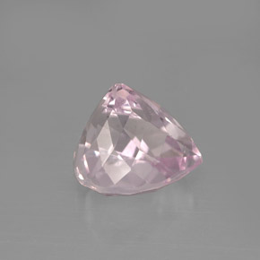 3.43캐럿 천연 핑크 쿤자이트, 배 모양, 8.9×8.3 mm, VVS-VS