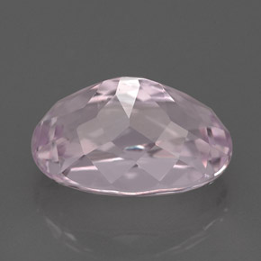 5.35캐럿 천연 핑크 쿤자이트, 타원형 컷, 12.4×8.6 mm, VVS