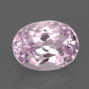 5.77캐럿 천연 핑크 쿤자이트, 타원형 컷, 11.9×8.8 mm, VVS-VS