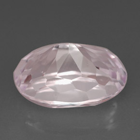 5.43캐럿 천연 핑크 쿤자이트, 타원형 컷, 15.4×8.3 mm, VVS-VS