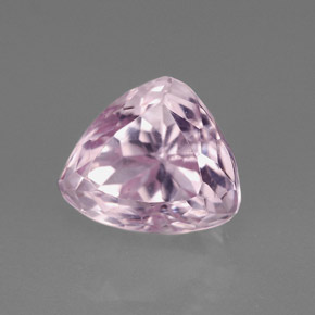 3.97캐럿 천연 핑크 쿤자이트, 트릴리언, 9.7×8.4 mm, VVS-VS