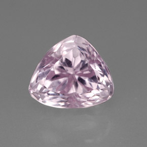 3.97캐럿 천연 핑크 쿤자이트, 트릴리언, 9.7×8.4 mm, VVS-VS