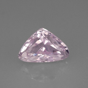 2.45캐럿 천연 라이트 핑크 쿤자이트, 트릴리언, 10×6.3 mm, VVS-VS