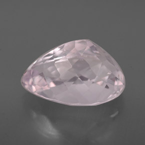 3.21캐럿 천연 핑크 쿤자이트, 배 모양, 10.7×7.3 mm, VVS-VS
