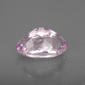 5.05캐럿 천연 핑크 쿤자이트, 타원형 컷, 12.6×7.9 mm, VS