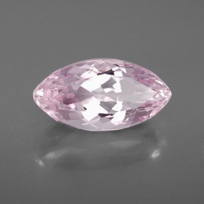 5.79캐럿 천연 핑크 쿤자이트, 마퀴즈, 15.3×7.9 mm, VVS-VS