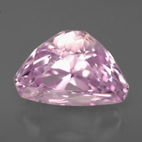 4.34캐럿 천연 핑크 쿤자이트, 멋진 모양, 11.7×7.8 mm, VS