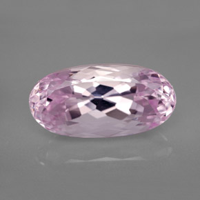 11.76캐럿 천연 핑크 쿤자이트, 타원형 컷, 18.9×9.5 mm, VVS