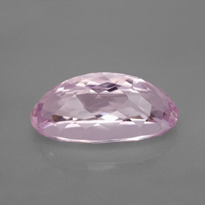 11.76캐럿 천연 핑크 쿤자이트, 타원형 컷, 18.9×9.5 mm, VVS
