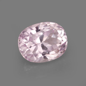 5.63캐럿 천연 핑크 쿤자이트, 타원형 컷, 11.5×9.1 mm, VVS-VS